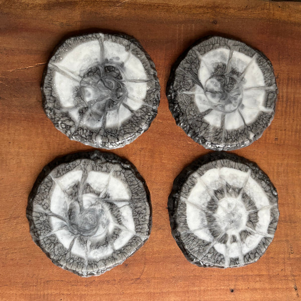 Porta copo de resina epóxi (4 unidades )