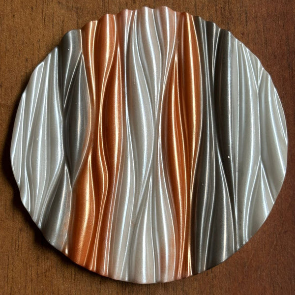 Porta-Copo de Resina Epóxi com Filtro Solar – Efeito Metálico (unidade)