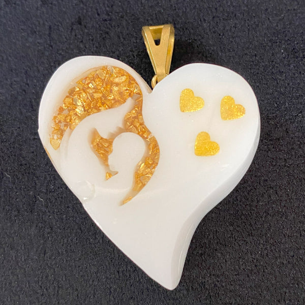 Pingente de Leite Materno em Formato de Coração – Relação Mãe-Filho