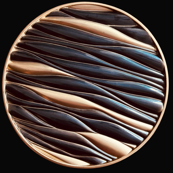 Bandeija redonda ondulada