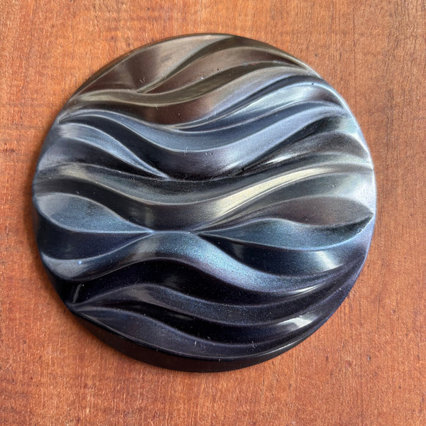 Porta-Copo de Resina Epóxi com Filtro Solar – Efeito Metálico (unidade)