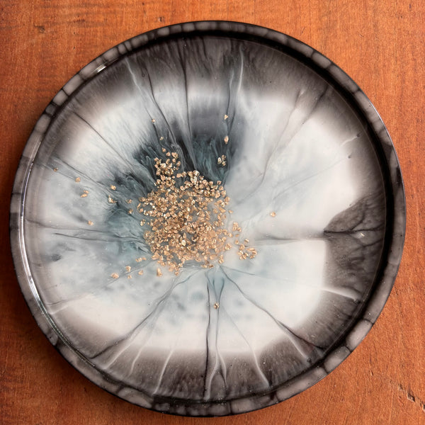 Bandeija em resina epóxi P