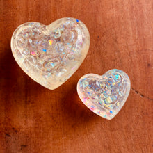 Coração de resina epóxi M