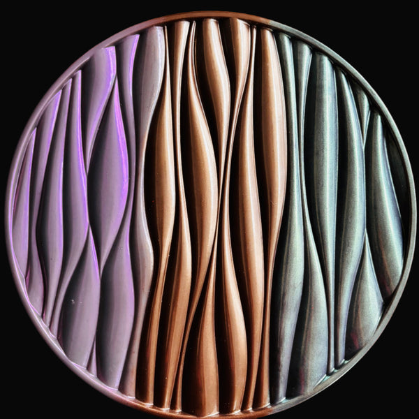 Bandeja oval ondulada