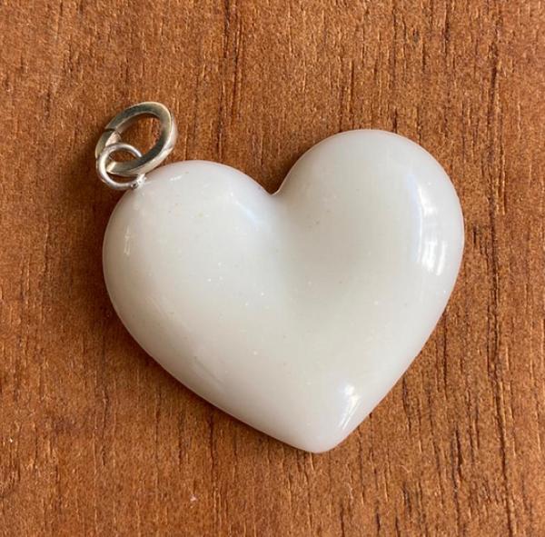 Pingente Afetivo De Leite Materno - Coração Mãe